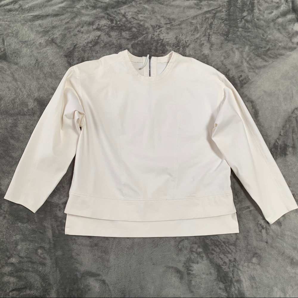 Helmut Lang Off white/ivory long sleeve shirt